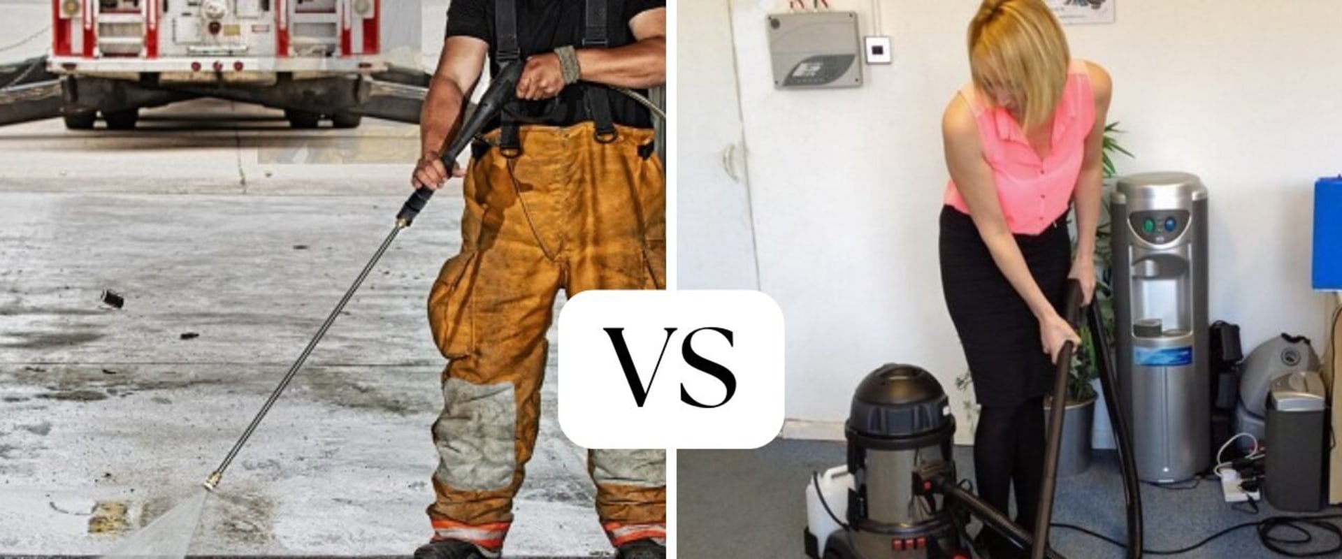 Which is better pressure washer or steam cleaner?