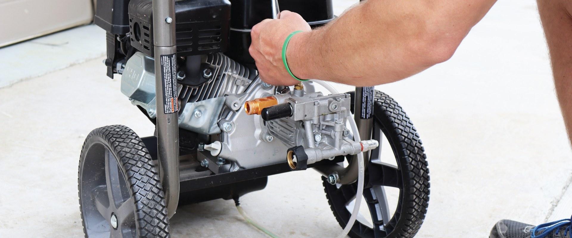 What are the numbers on pressure washers?