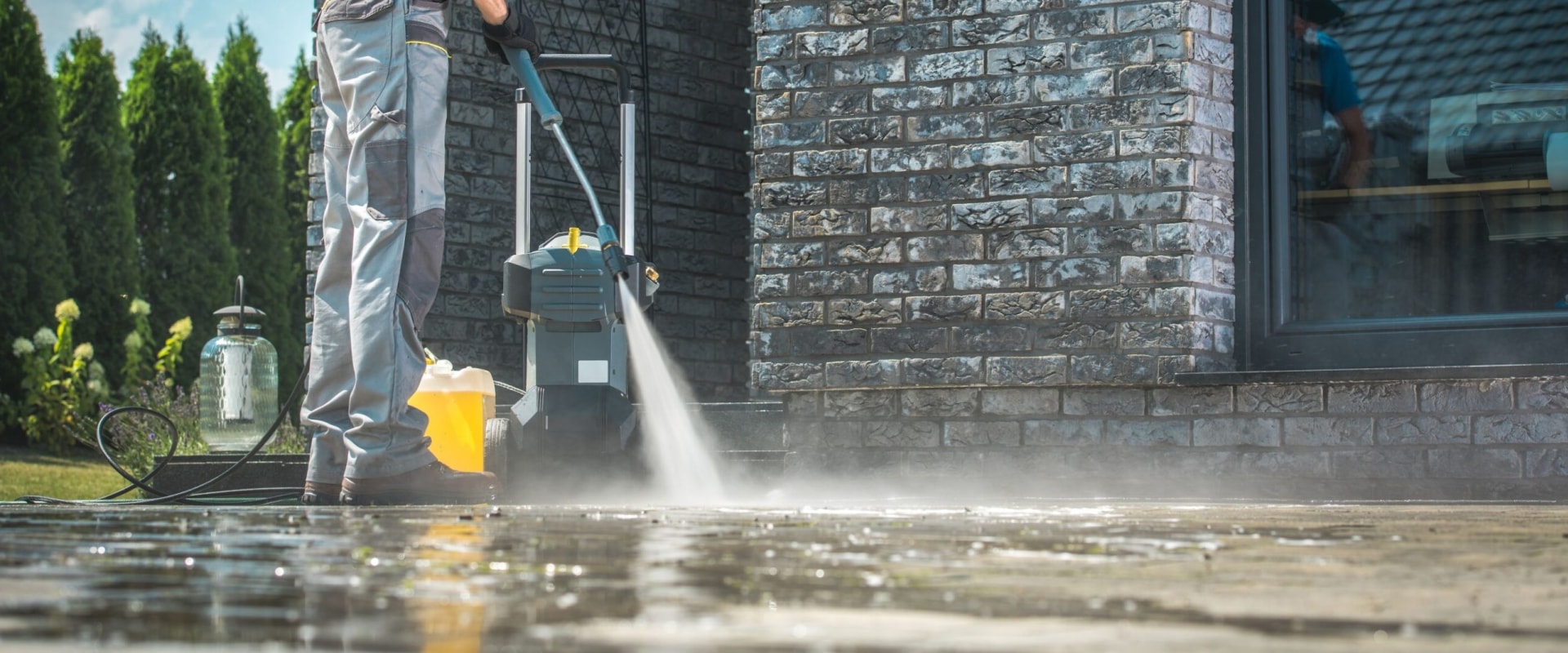 How often should a pressure washer be serviced?