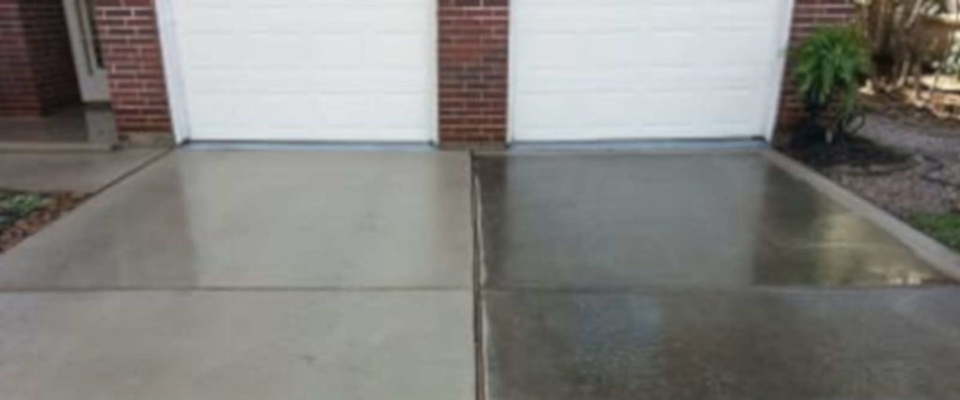Can you damage concrete by power washing?