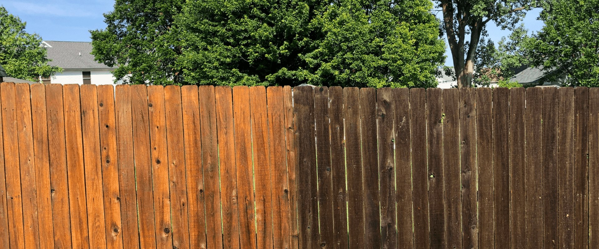 Can a pressure washer remove fence stain?