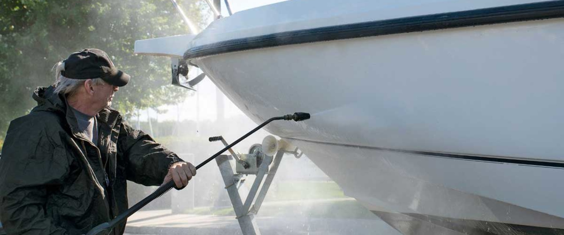 What is the best pressure washer for cleaning boats?