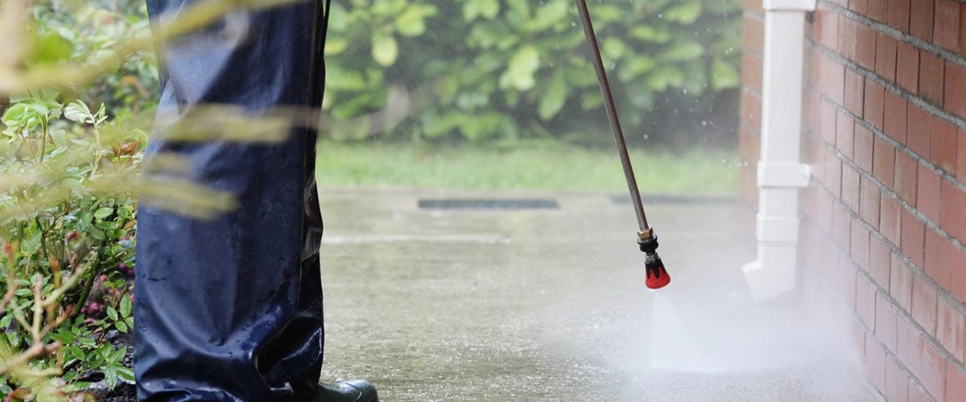What surfaces should not be pressure washed?