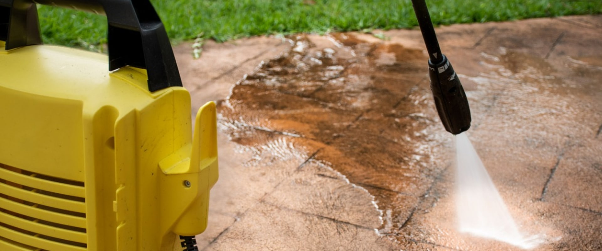Are there any special considerations when using an electric-powered pressure washer?