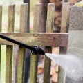 What pressure washer nozzle is best for fence?