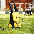 What can you not do with an electric pressure washer?