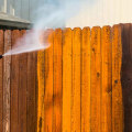 What psi pressure washer do i need for a fence?