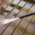 Why you should not pressure wash wood?