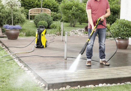 What is the best pressure washer for cleaning decks and patios?