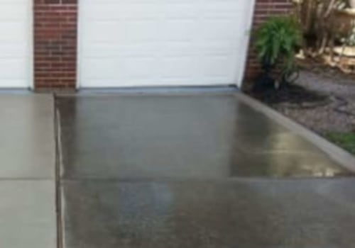 Can you damage concrete by power washing?