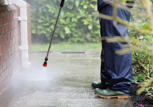 What surfaces should not be pressure washed?