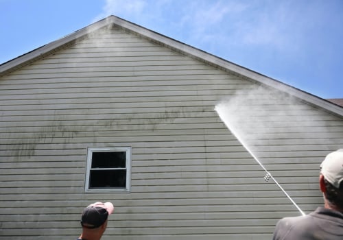 What are the cons of power washing a house?