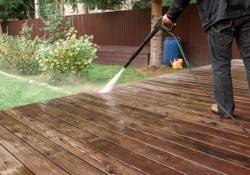 What psi should a pressure washer strip deck be?