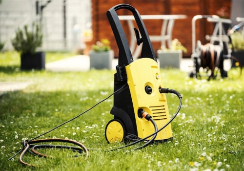What can you not do with an electric pressure washer?